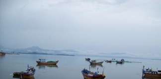 Khu neo đậu tàu thuyền tránh trú bão tại thôn Bình Tây, xã Ninh Hải, huyện Ninh Hòa